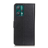 OnePlus Nord CE 2 Lite (5G) PU Litchi Leather Wallet Case - Black