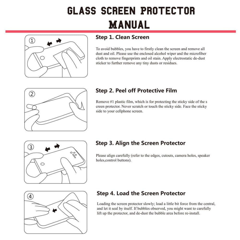 Sony Xperia 10 HAT PRINCE Tempered Glass Protective Film 0.26mm 5 pcs.