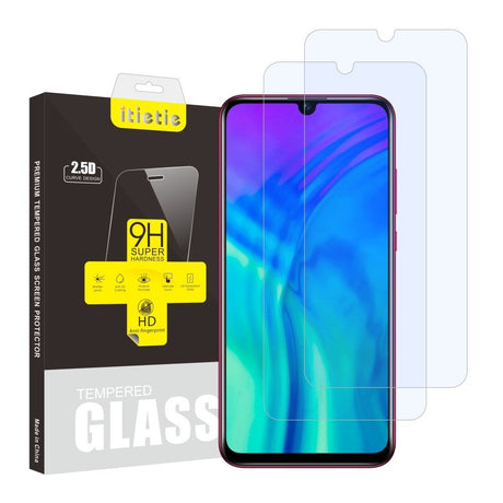 Honor 20 Lite ITIETIE 2x Protective Glass - Case Friendly - Screen Protection - Transparent