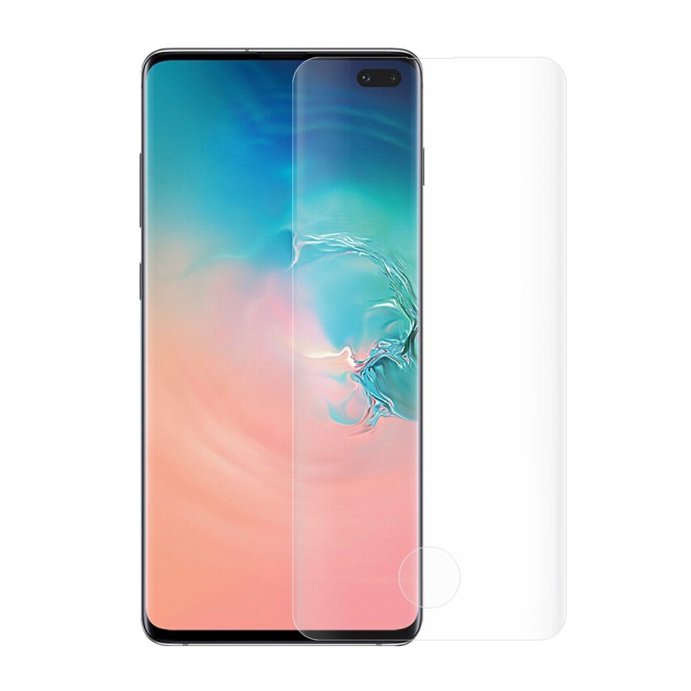 Samsung Galaxy S10+ (Plus) Tempered Glass - Protective Glass - Full Fit - Transparent