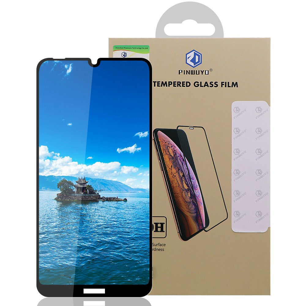 Nokia 2.2 Pinwuyo Screen Protector - Full Fit - Protective Glass - Black