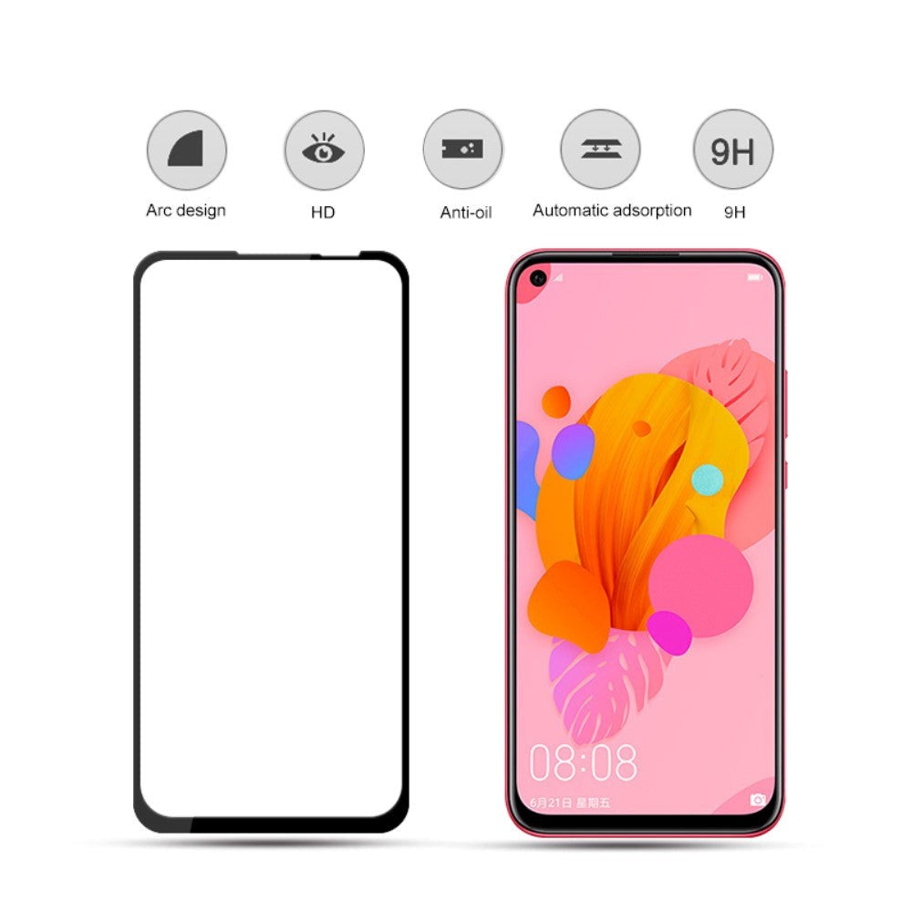 Huawei P20 Lite (2019) AMORUS Screen Protector - Full Fit - Black