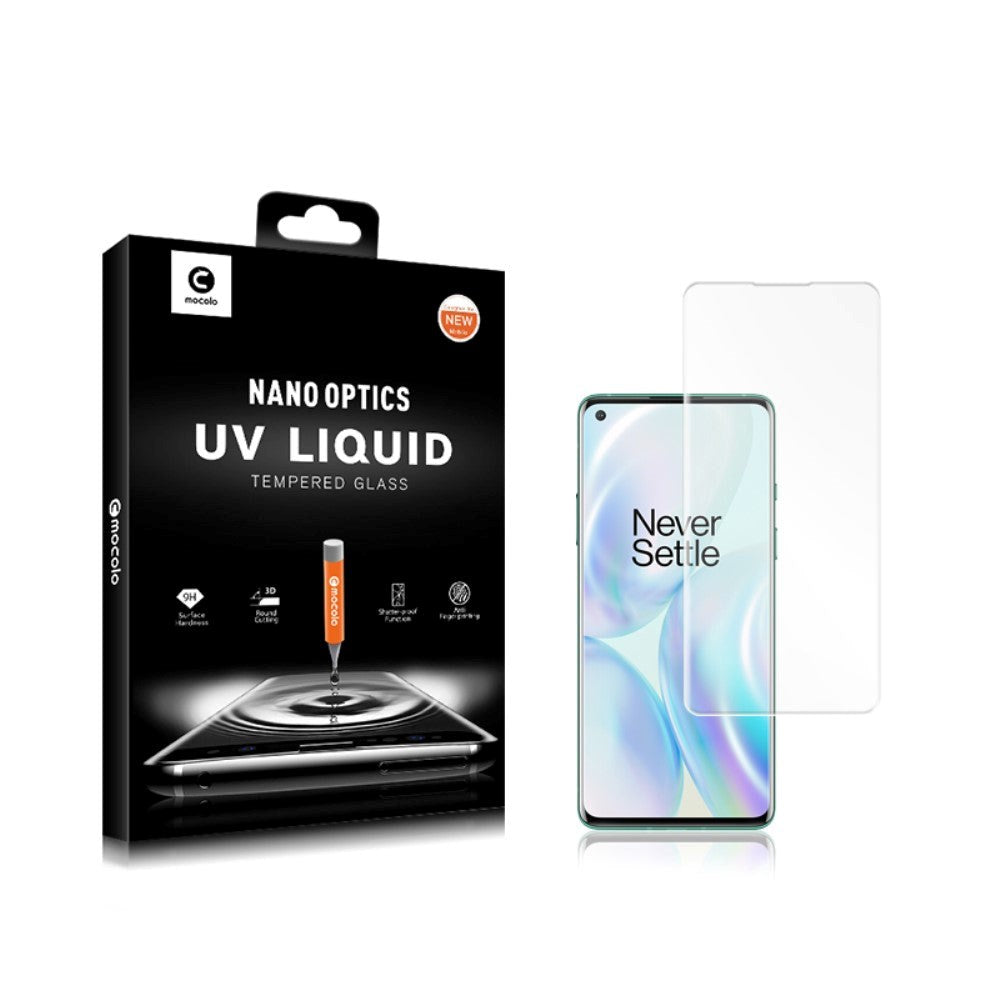 Mocolo OnePlus 8 Pro Tempered Glass with Liquid UV - Transparent