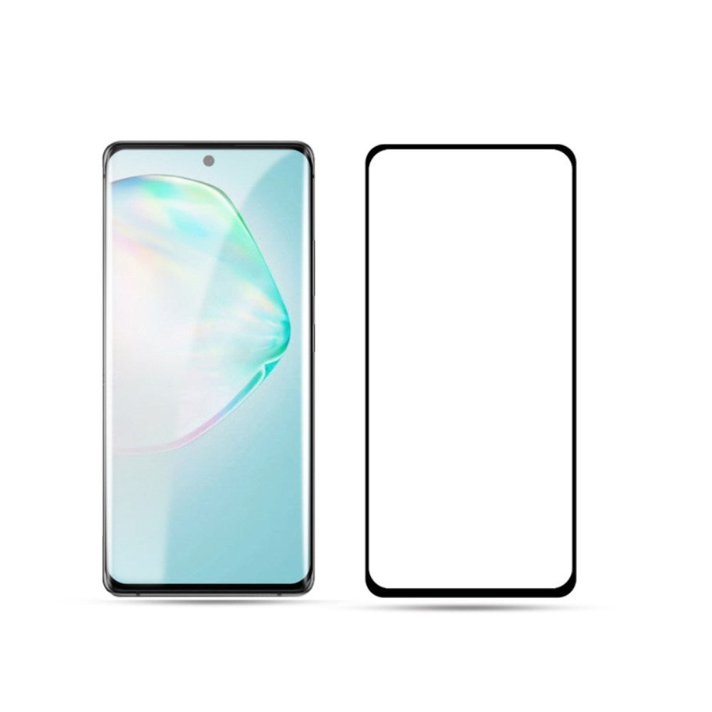 Samsung Galaxy S10 Lite Tempered Screen Protector Glass - Transparent / Black