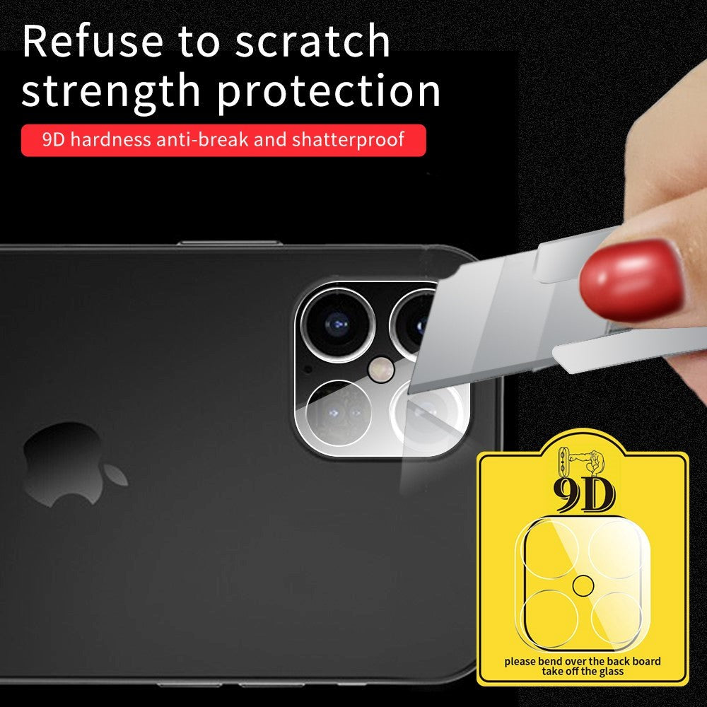 iPhone 12 Pro Max Camera Lens Tempered Protective Glass - Transparent