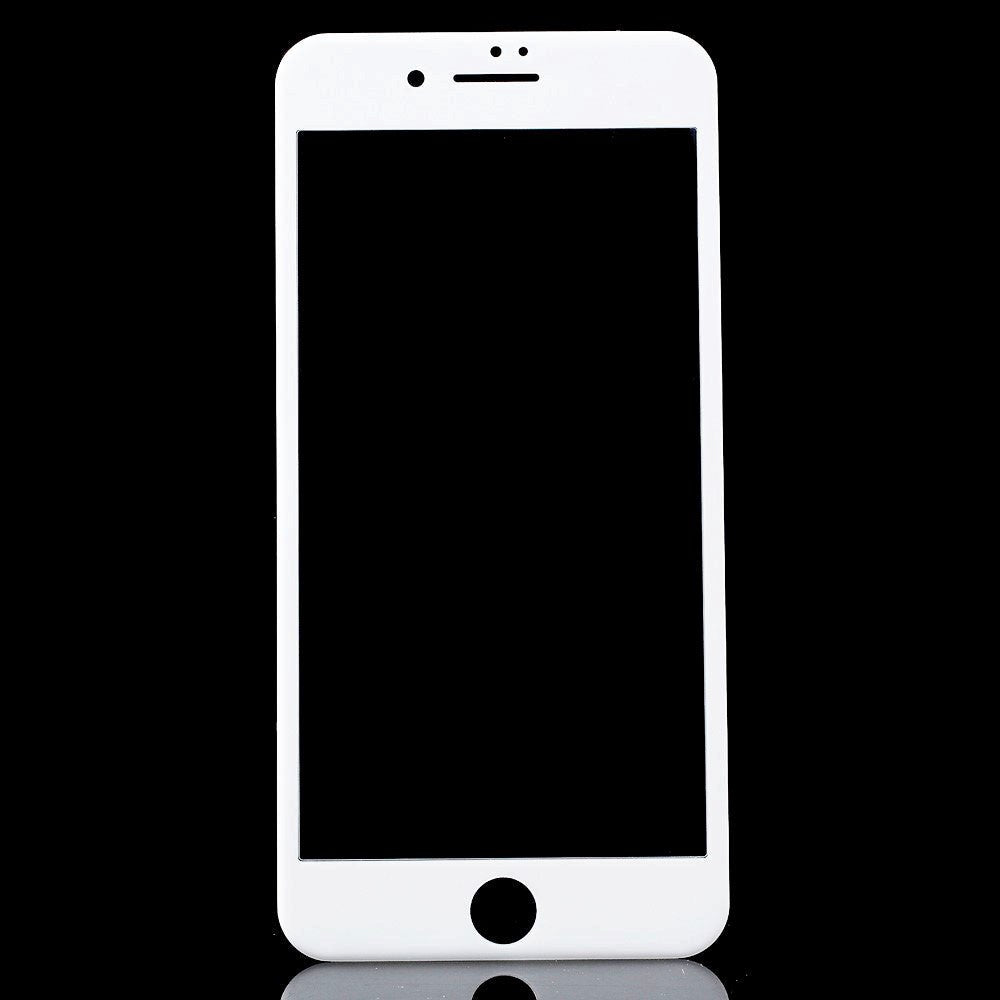 iPhone SE (2022 / 2020) / 8 / 7 Screen Protector - Full-Fit - w. Flexible Frame - White