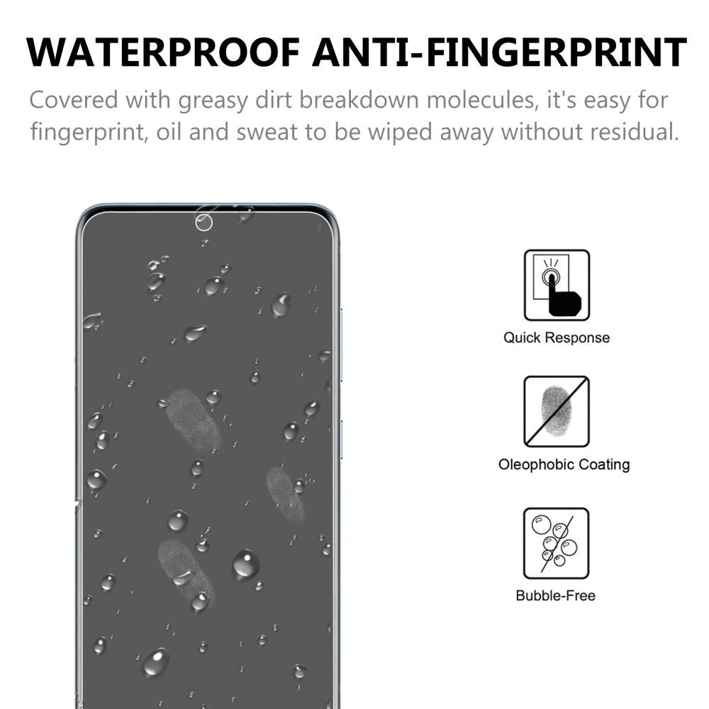 Samsung Galaxy S21 FE (5G) Arc Edge Tempered Glass - Case Friendly - Screen Protector - Transparent