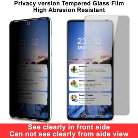 Samsung Galaxy A52s 5G / A52 (4G/5G) Imak Privacy Full Screen Tempered Glass Screen Protector