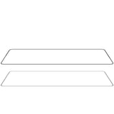 Samsung Galaxy Z Fold3 (5G) Full Fit Tempered Screen Protector Glass - Transparent / Black