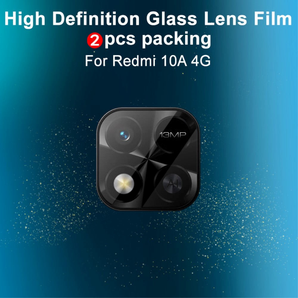 Xiaomi Redmi 10A IMAK protective Glass for Camera Lens - Transparent (2 pcs.)