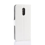 OnePlus 7 Soft Pouch Leather Wallet Case White