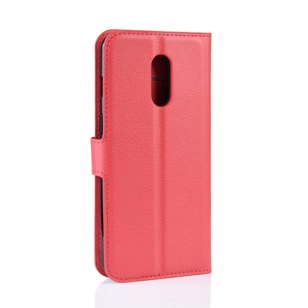 OnePlus 7 Soft Pouch Leather Wallet Case Red