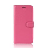 OnePlus 7 Soft Pouch Leather Wallet Case Pink