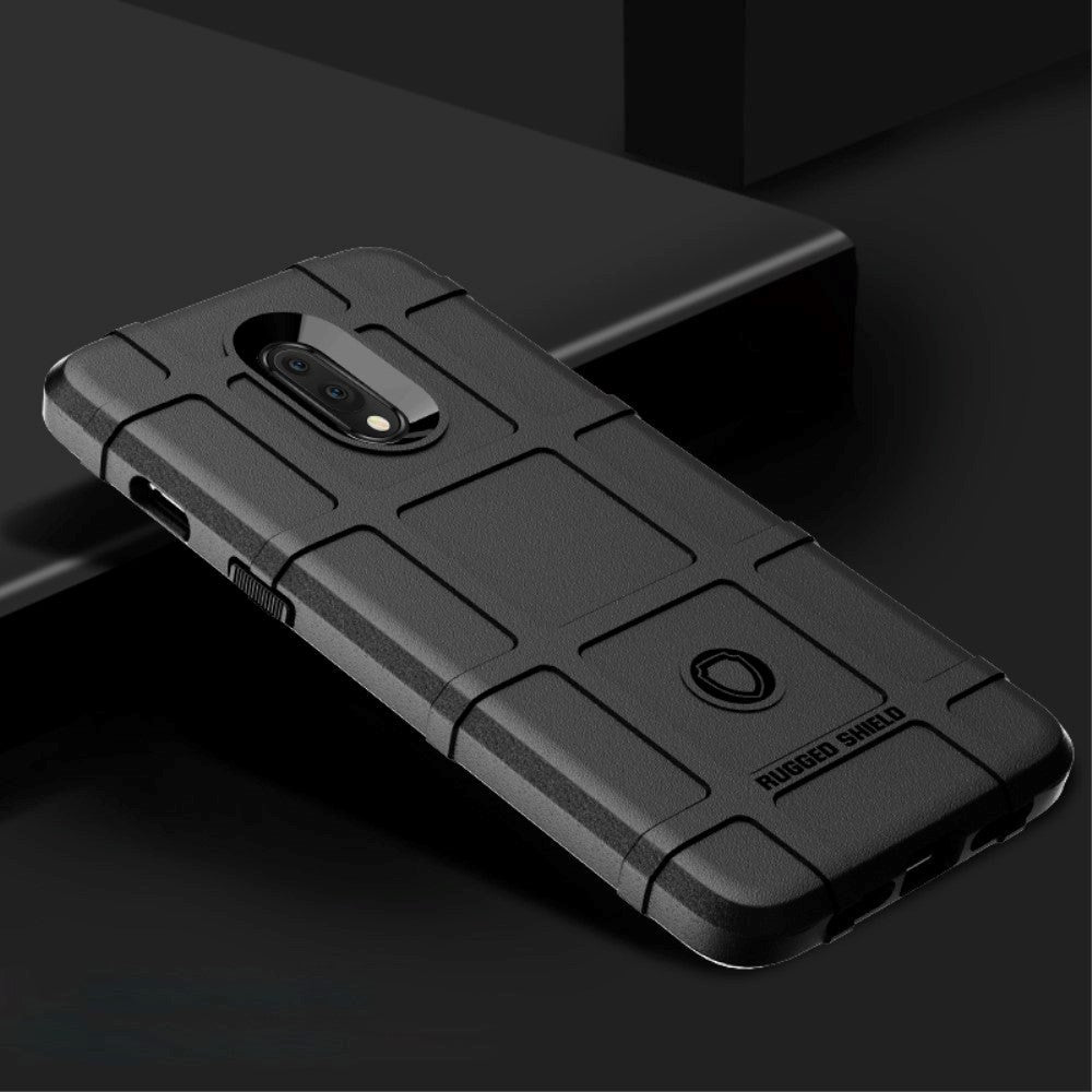 OnePlus 7 Rugged Shield Tough Case Black