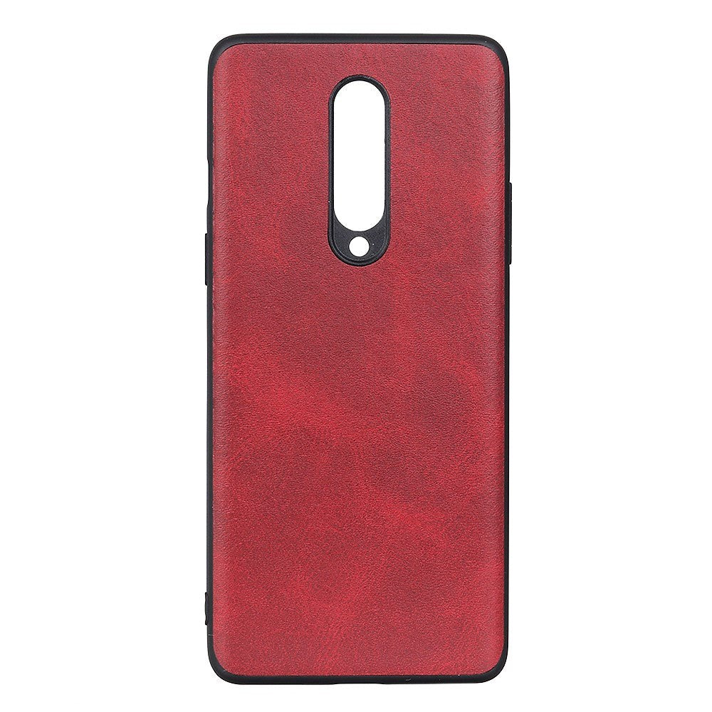 OnePlus 8 Leather Case Plastic Red