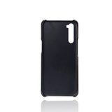 OnePlus North Leather Coated Plastic Case w. Card Holder - Black