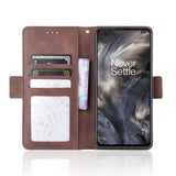 OnePlus North Leather Case w. External Card Holder - Brown