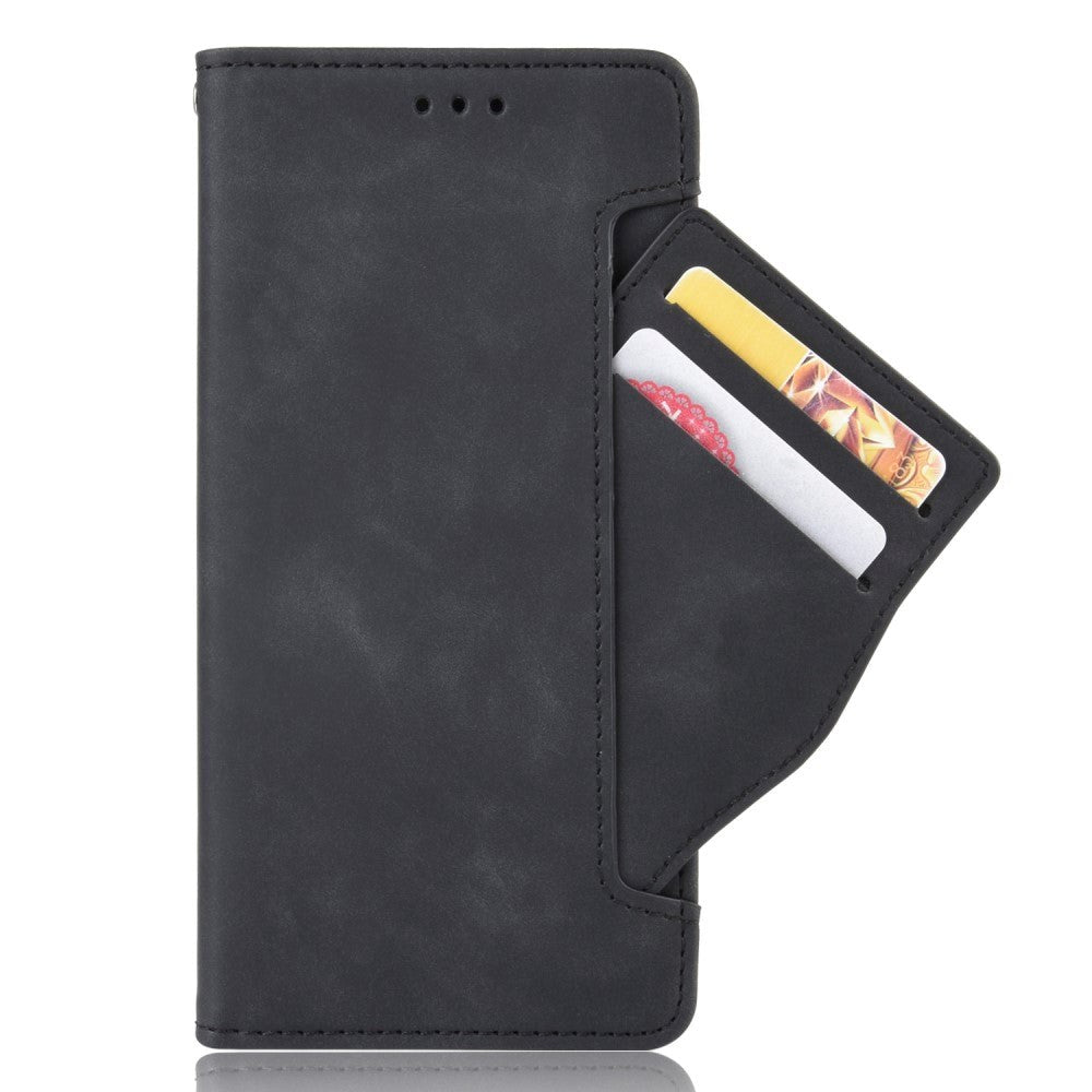 OnePlus 8T Sleek Leather Case w. Large Wallet - Black