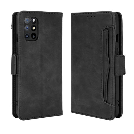 OnePlus 8T Sleek Leather Case w. Large Wallet - Black