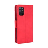 OnePlus 8T Sleek Leather Case w. Large Wallet - Red