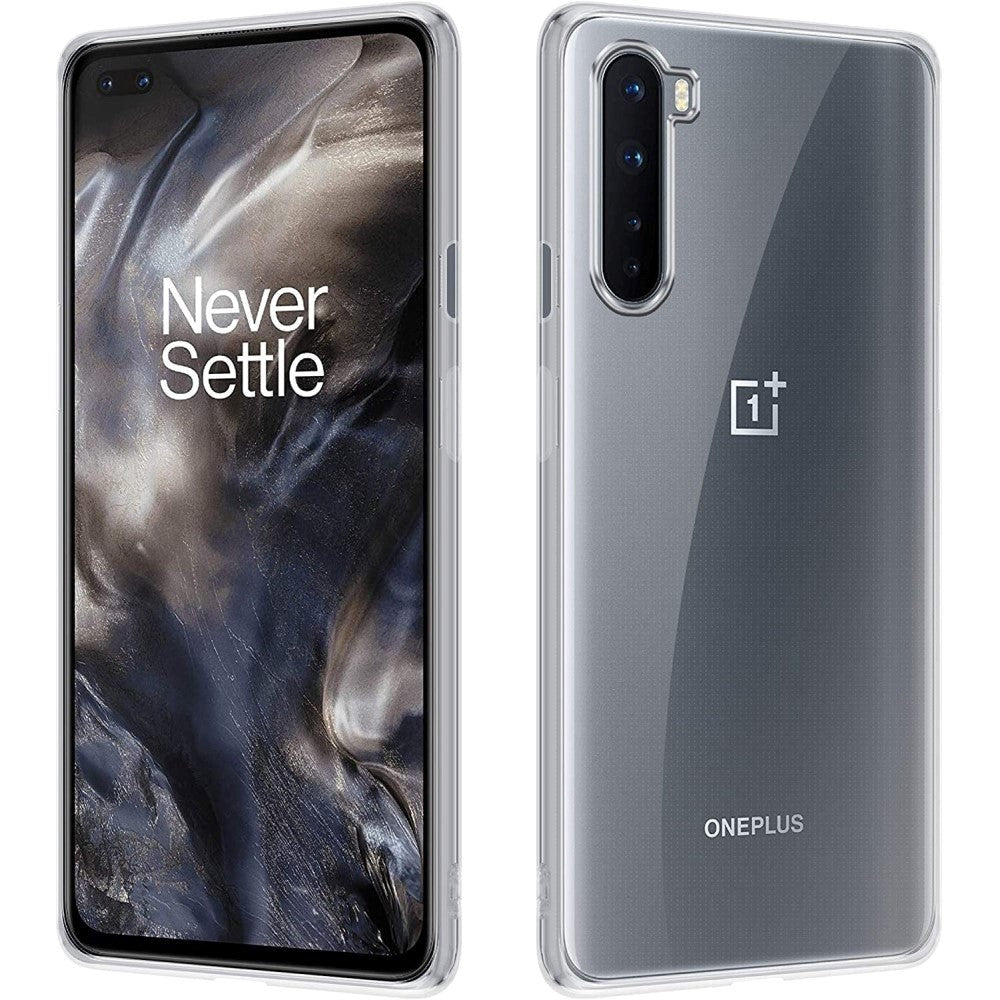 OnePlus North Minimalist Flexible Plastic Case - Transparent