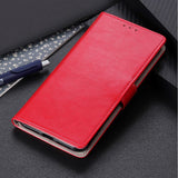 OnePlus North N100 Classic Leather Wallet Case - Red