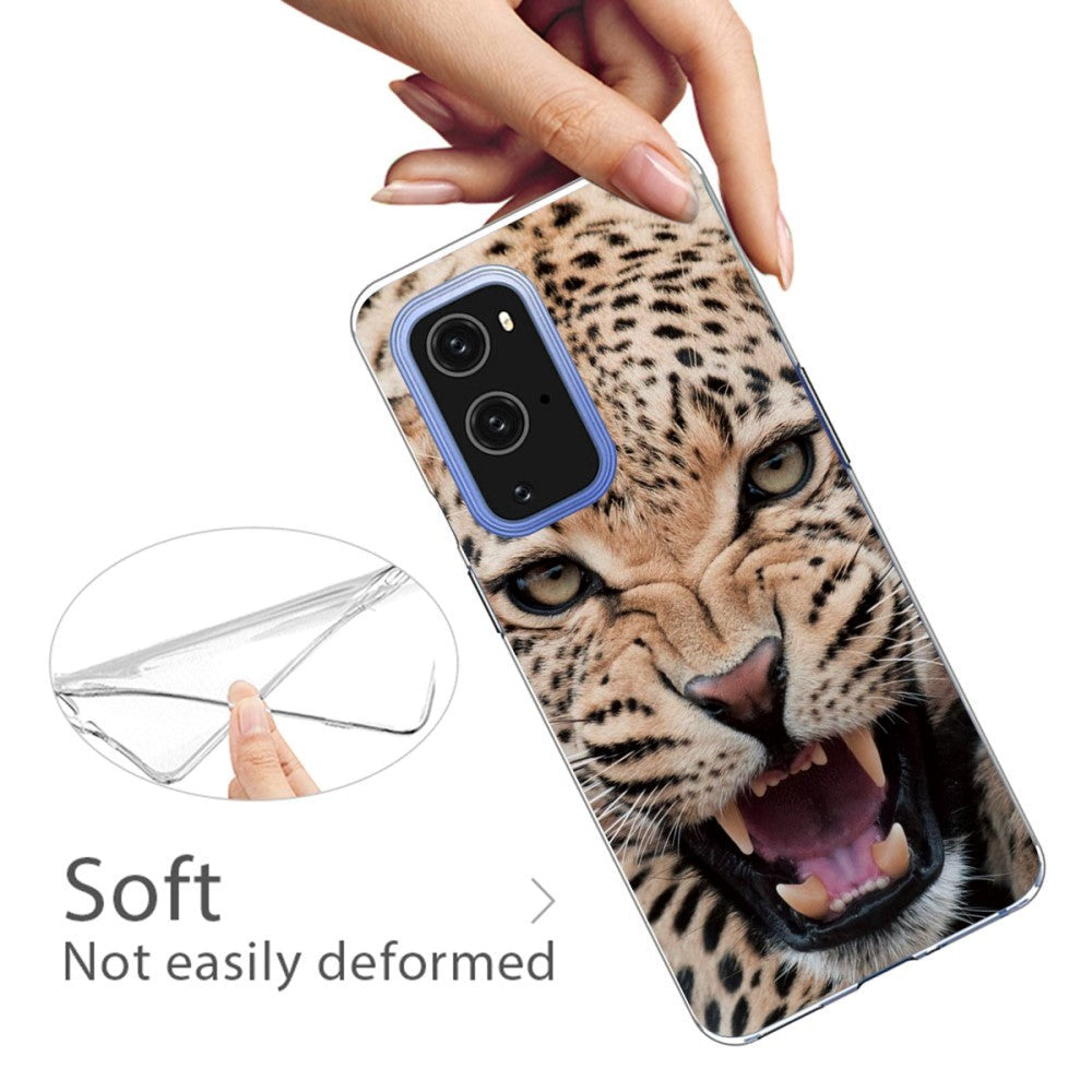 OnePlus 9 Pro Flexible Plastic Case - Leopard