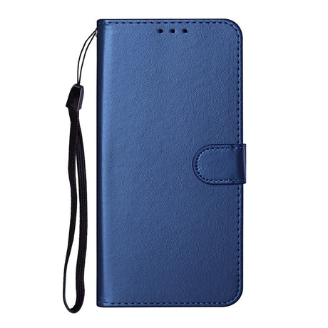 EIDERWOOD OnePlus 8T Faux Leather Case with Strap & Card Holder - Blue