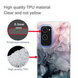 EIDERWOOD OnePlus 9 Pro Flexible Plastic Case with Marble Design - Blue / Pink / Black