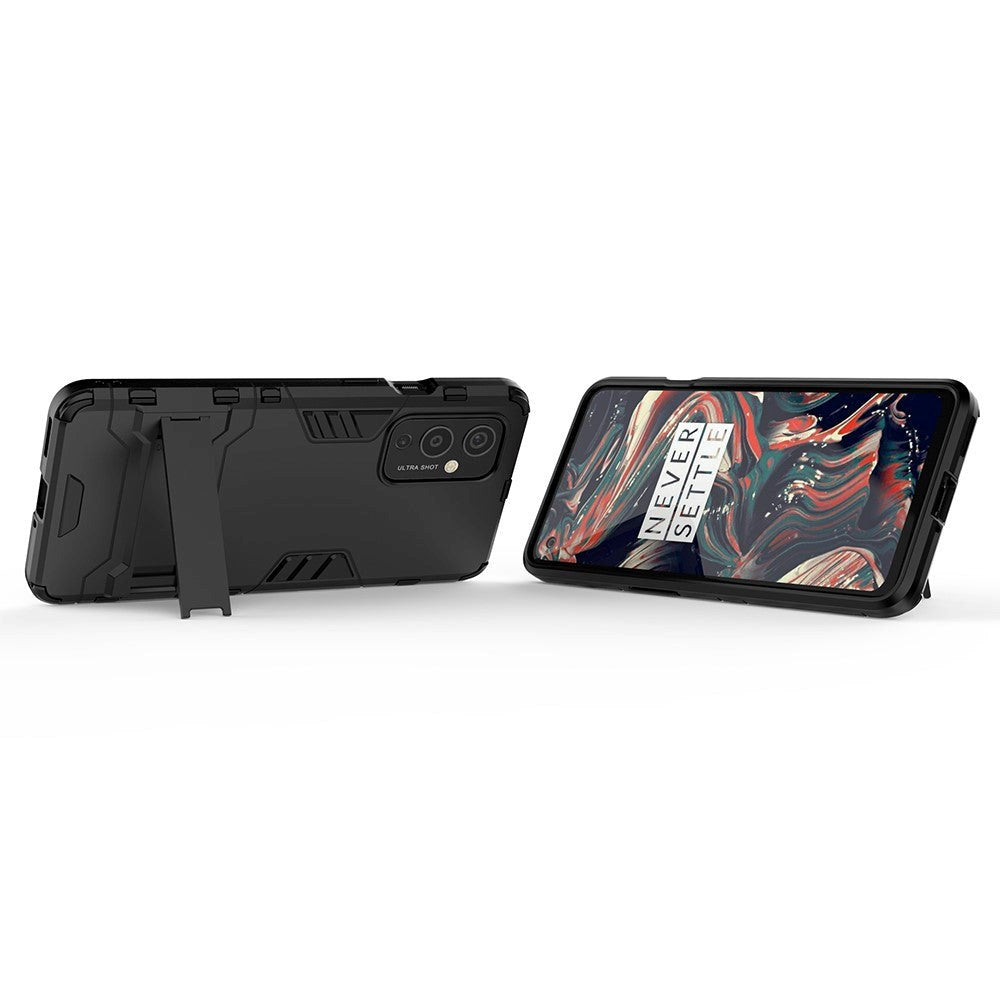 OnePlus 9 Hybrid Tough Case w. Kickstand - Black