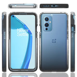 OnePlus 9 Hybrid Plastic Case - Transparent / Black