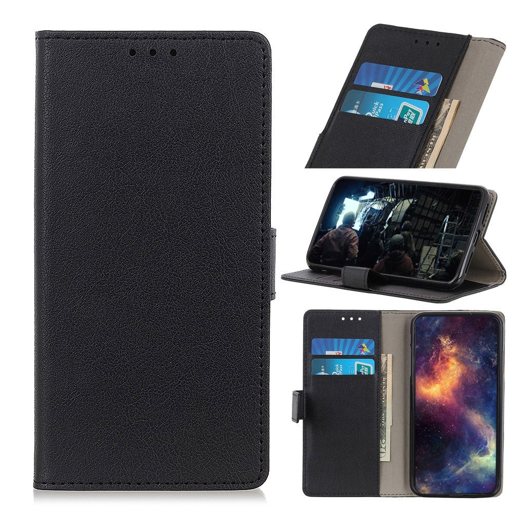 OnePlus North 2 (5G) Single Leather Wallet Case - Black