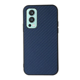 OnePlus North 2 (5G) Carbon Fiber Leather Case - Blue