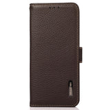 OnePlus 10 Pro KHAZNEH Leather Flip Case - Brown