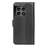EIDERWOOD OnePlus 10 Pro Faux Leather Flip Case with Cardholder & Stand Function - Black