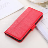 OnePlus Nord CE (5G) Sleek Leather Flip Case w. Card Holder & Stand Function - Red