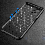 OnePlus Nord CE 2 Lite (5G) Carbon Fiber Flexible Plastic Back Case - Black