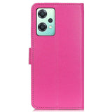 OnePlus Nord CE 2 Lite (5G) PU Litchi Leather Flip Case with Wallet & Stand Function - Pink