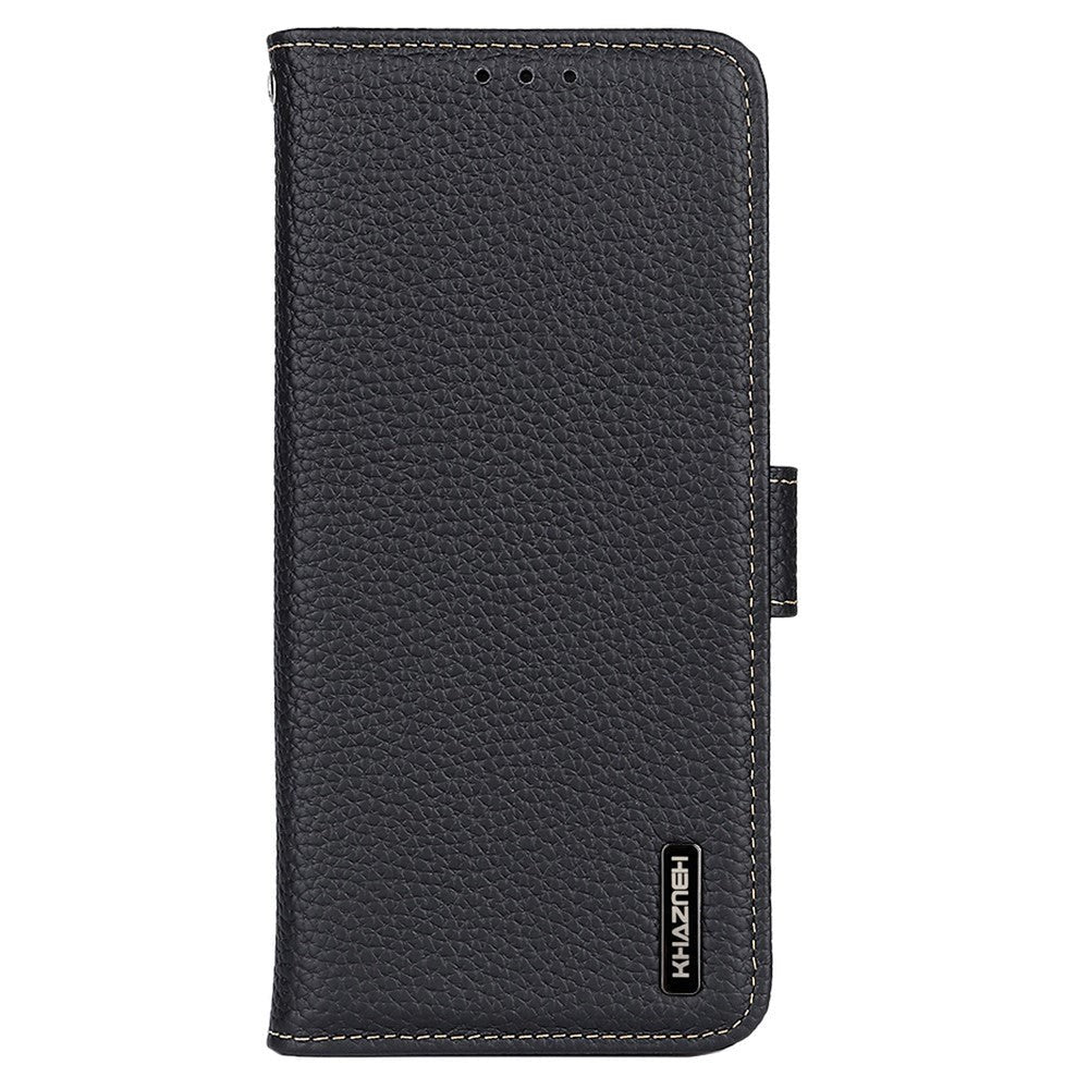 OnePlus Nord CE 2 Lite (5G) KHAZNEH Genuine Leather Flip Case - Black