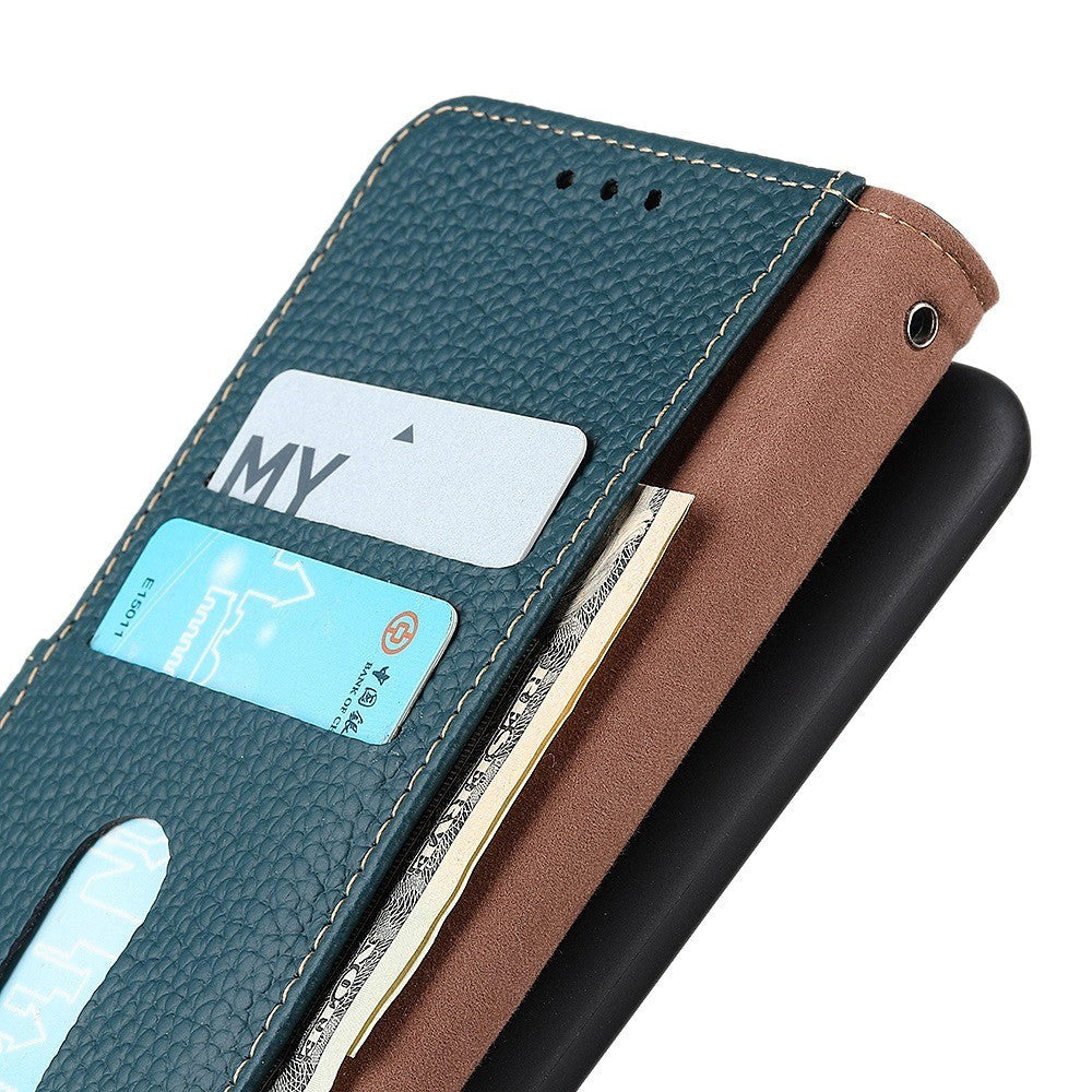 OnePlus Nord CE 2 Lite (5G) KHAZNEH Genuine Leather Flip Case - Green