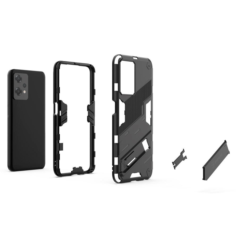 OnePlus Nord CE 2 Lite (5G) Hybrid Tough Case with Kickstand - Black