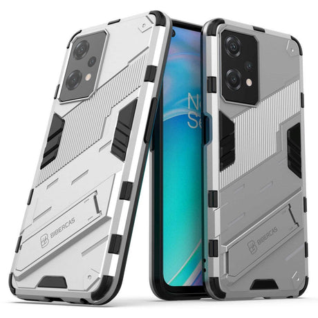 OnePlus Nord CE 2 Lite (5G) Hybrid Tough Case with Kickstand - White