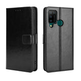 Doogee N20 Pro Leather Wallet Case & Strap - Black