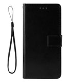 Doogee N20 Pro Leather Wallet Case & Strap - Black