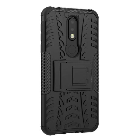 Nokia 7.1 Cool Tyre Tough Case w. Stand Black