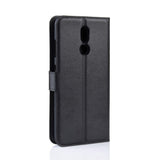 Nokia 3.2 Soft Pouch - Leather Wallet Case Black