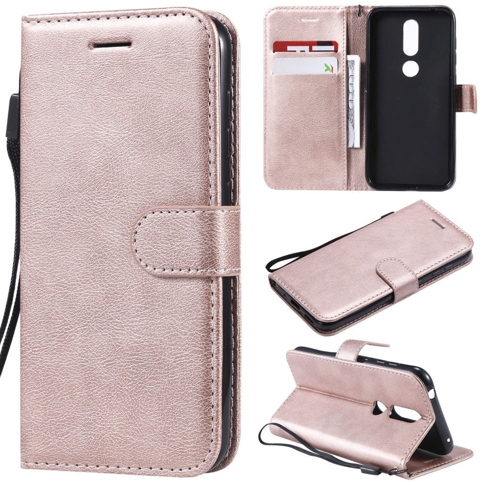 Nokia 4.2 Wallet Leather Case Rose Gold