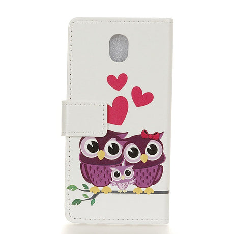 Nokia 2.3 Leather Wallet Case - Owl Family