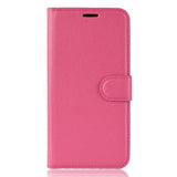 Nokia 2.3 Litchi Leather Wallet Case - Pink