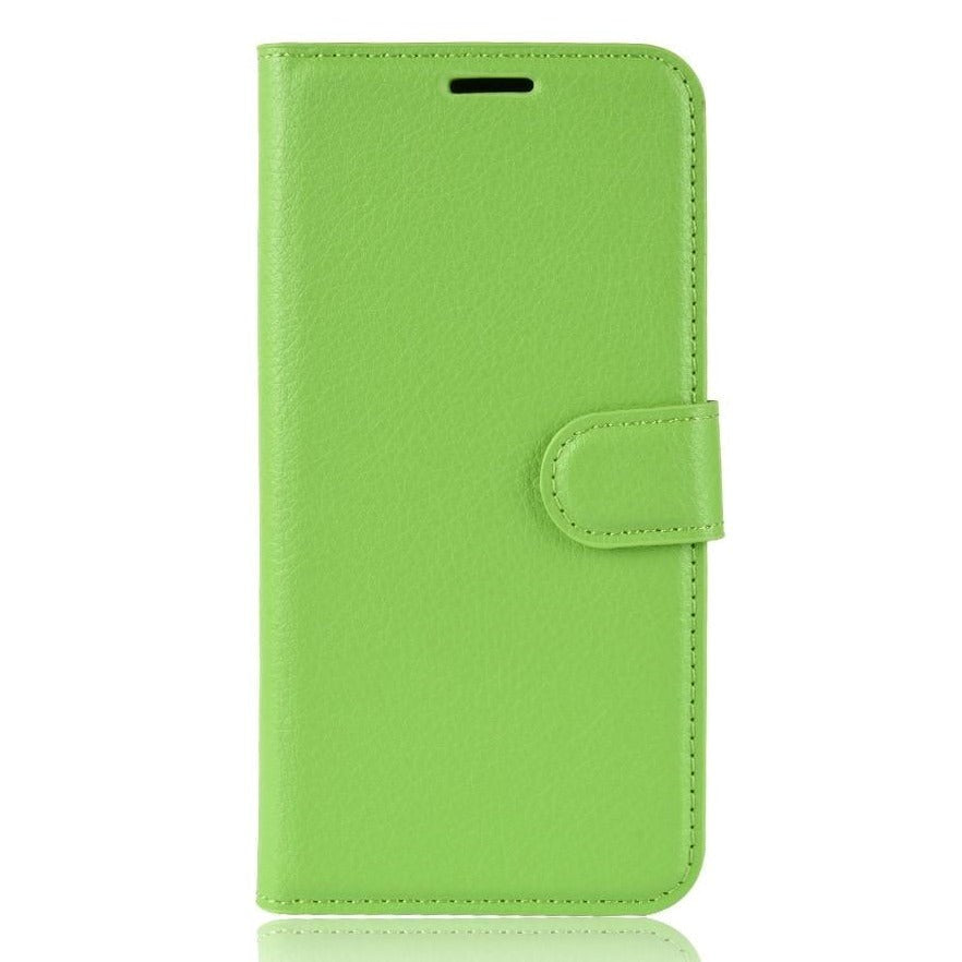 Nokia 2.3 Litchi Leather Wallet Case - Green